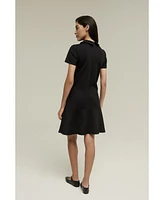 Isaac Mizrahi Women's Schoolgirl Dress Ponte