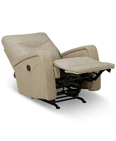 Trolan Leather Power Rocker Recliner, Created for Macy's