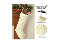 Cowin Knit Christmas Stockings 18 inches 6 Pack