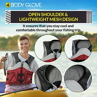 Body Glove Cove Nylon-Mesh Fishing Vest Ul Only - Nylon