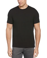 Perry Ellis Men's Rib Knit Crew Neck T-shirt