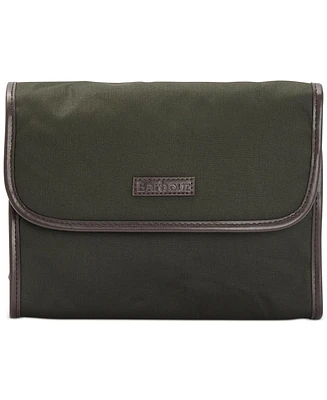 Barbour Men's Waxed Hanging Toiletry Bag