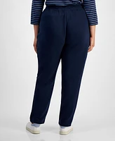 Style & Co Women's Mid Rise Drawstring-Waist Fleece Pant, Xs-4X, Created for Macy's