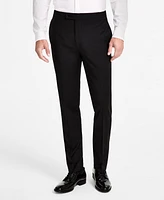 Calvin Klein Men's Slim-Fit Wool-Blend Tuxedo Pants