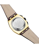 Swan and Edgar SE01431 Swan & Edgar Hand Assembled Versatility Automatic Gold Brown