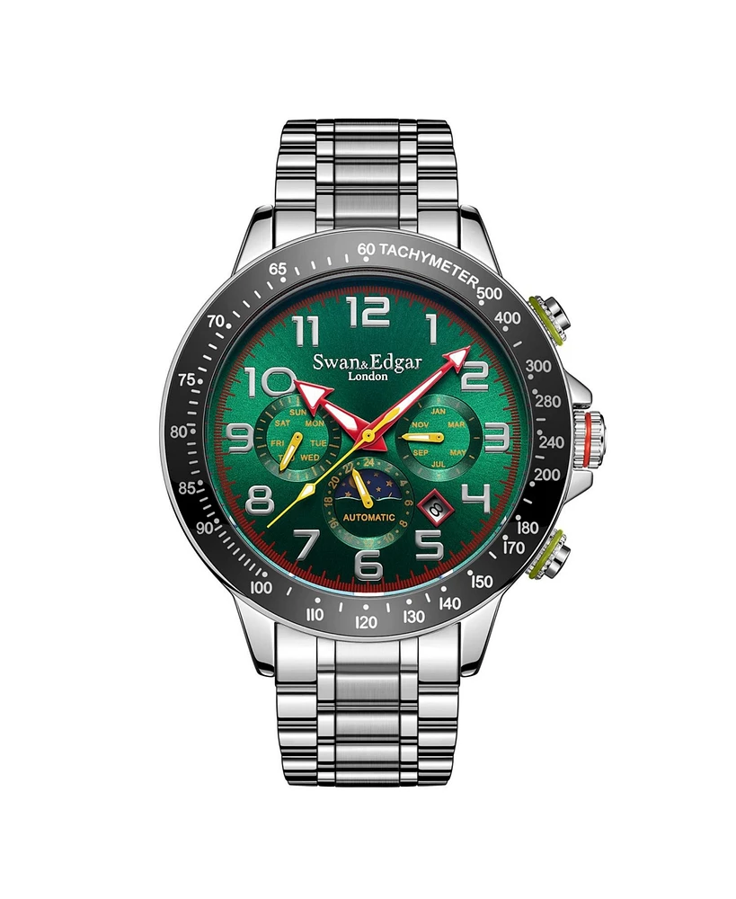 Swan and Edgar SE0089 Swan & Edgar Hand Assembled Sports Elegance Automatic Green