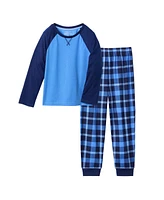 Cuddl Duds Boys Butter Fleece Jogger Pajama Set