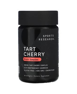 Sports Research Tart Cherry Concentrate, 800 mg, 60 Softgels, Dietary Supplements