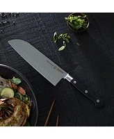 Messermeister Meridian Elite Kullenschliff Santoku Knife, 7"