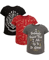 Harry Potter Girls 3 Pack T-Shirts to