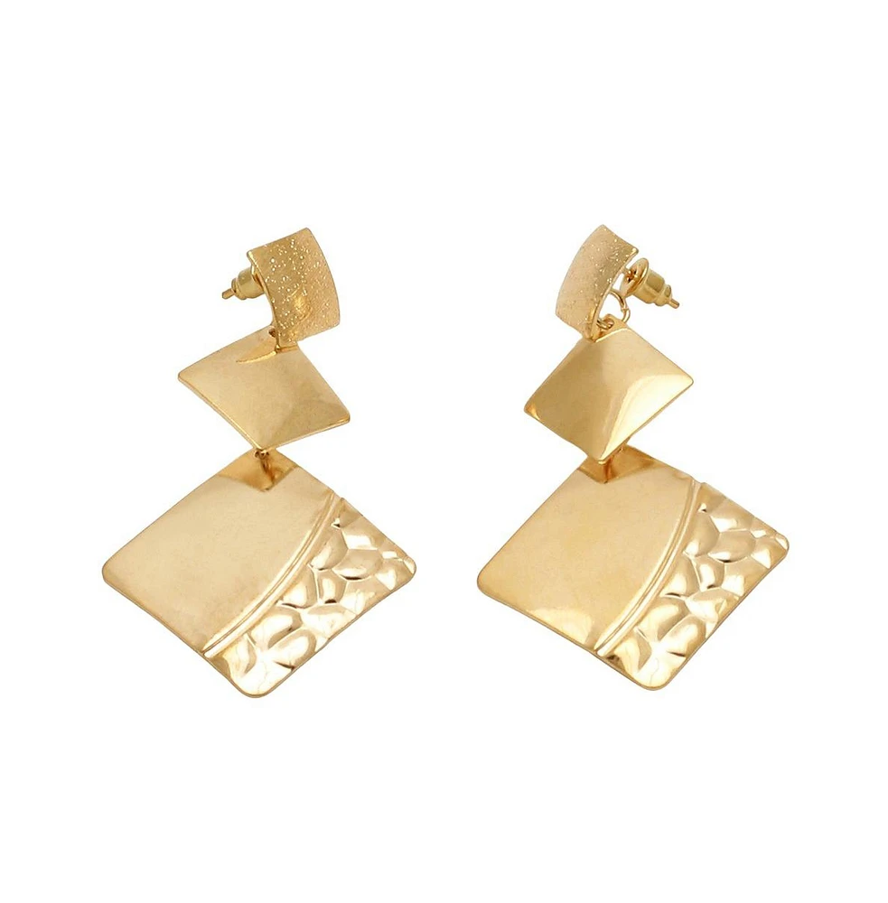 Sohi Women's Pavement Drop Earrings