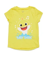 Pinkfong Toddler Girls Baby Shark [SizeRangeDescription1] 3 Pack Graphic T-Shirts [SizeDescription1]