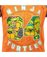 Teenage Mutant Ninja Turtles Boys Leonardo Michelangelo Raphael 3 Pack Athletic T-Shirts to