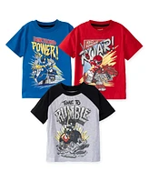 Power Rangers Boys 3 Pack Graphic T-Shirt