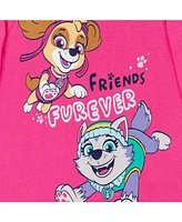 Paw Patrol Girls Everest Rubble Marshall 2 Pack Pullover T-Shirts to