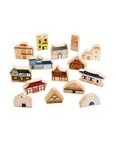 Kaplan Early Learning Traditional International Homes Set - 15 Pieces - Assorted pre