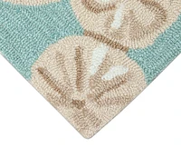 Liora Manne' Capri Sea Biscuit 1'8"x2'6" Area Rug