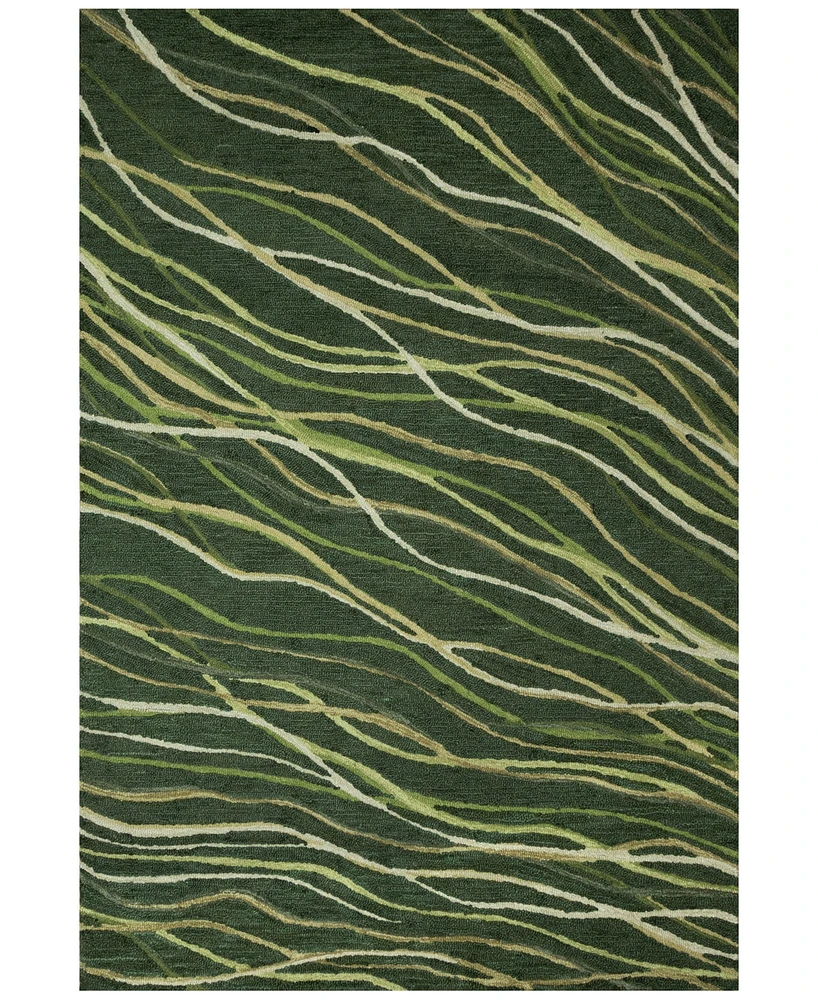 Liora Manne' Horizon Ribbons 8'3"x11'6" Area Rug