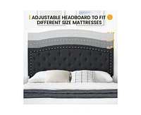 gaomon Upholstered Bed Frame with Height