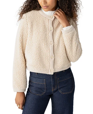 Sanctuary Women's Cozy Button-Front Fleece Cardigan