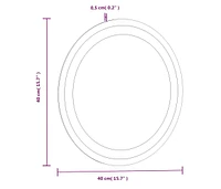 Led Bathroom Mirror 15.7" Round