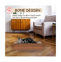 Simplie Fun Eco-Friendly Cat Scratcher and Lounge Protect Furniture, Pamper Your Pal