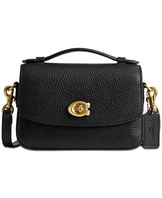 Coach Refined Pebble Leather Cassie Mini Crossbody 17