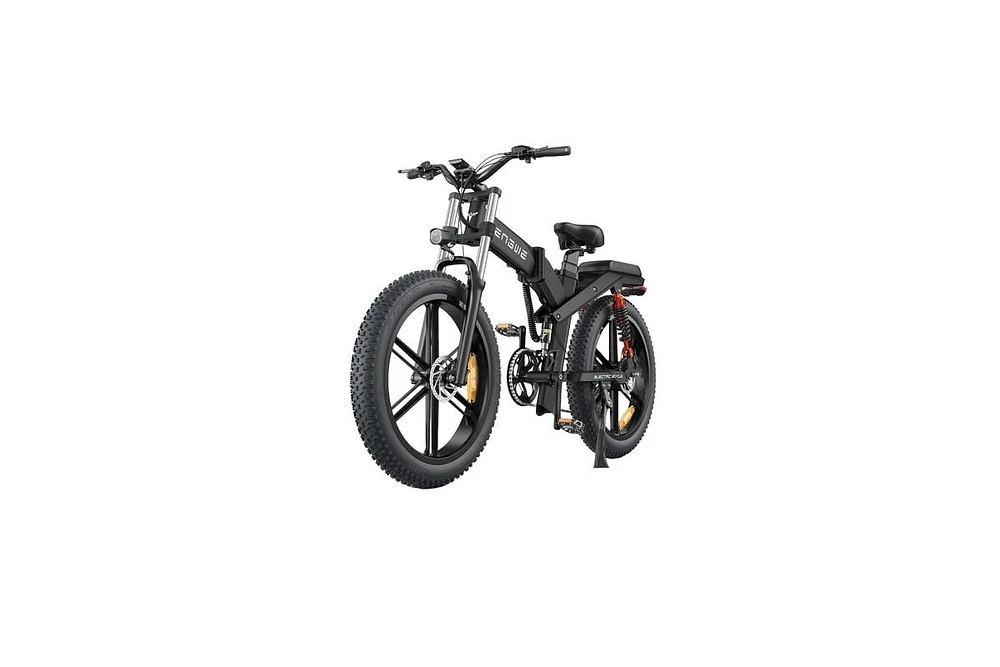 Engwe X26 1200W(Peak) 93Miles Triple Suspension Foldable E-bike