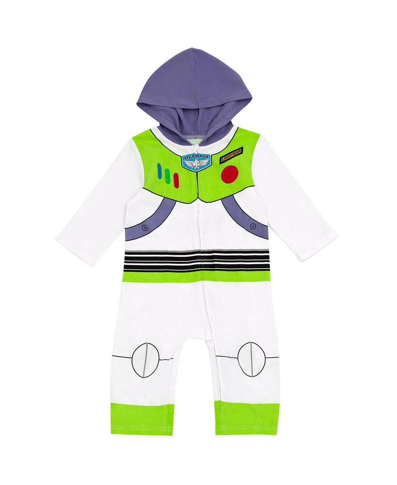 Disney Toddler Boys Pixar Toy Story Buzz Lightyear Zip Up Cosplay Coverall Newborn to