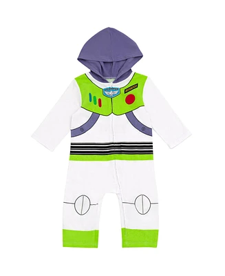 Disney Toddler Boys Pixar Toy Story Buzz Lightyear Zip Up Cosplay Coverall Newborn to