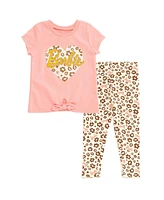 Barbie Toddler Girls T-Shirt and Leggings Outfit Set to (2T - 14-16)