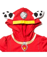 Paw Patrol Girls Hooded Cosplay T-Shirt Dress and Leggings Outfit Set to (2T - 7-8)