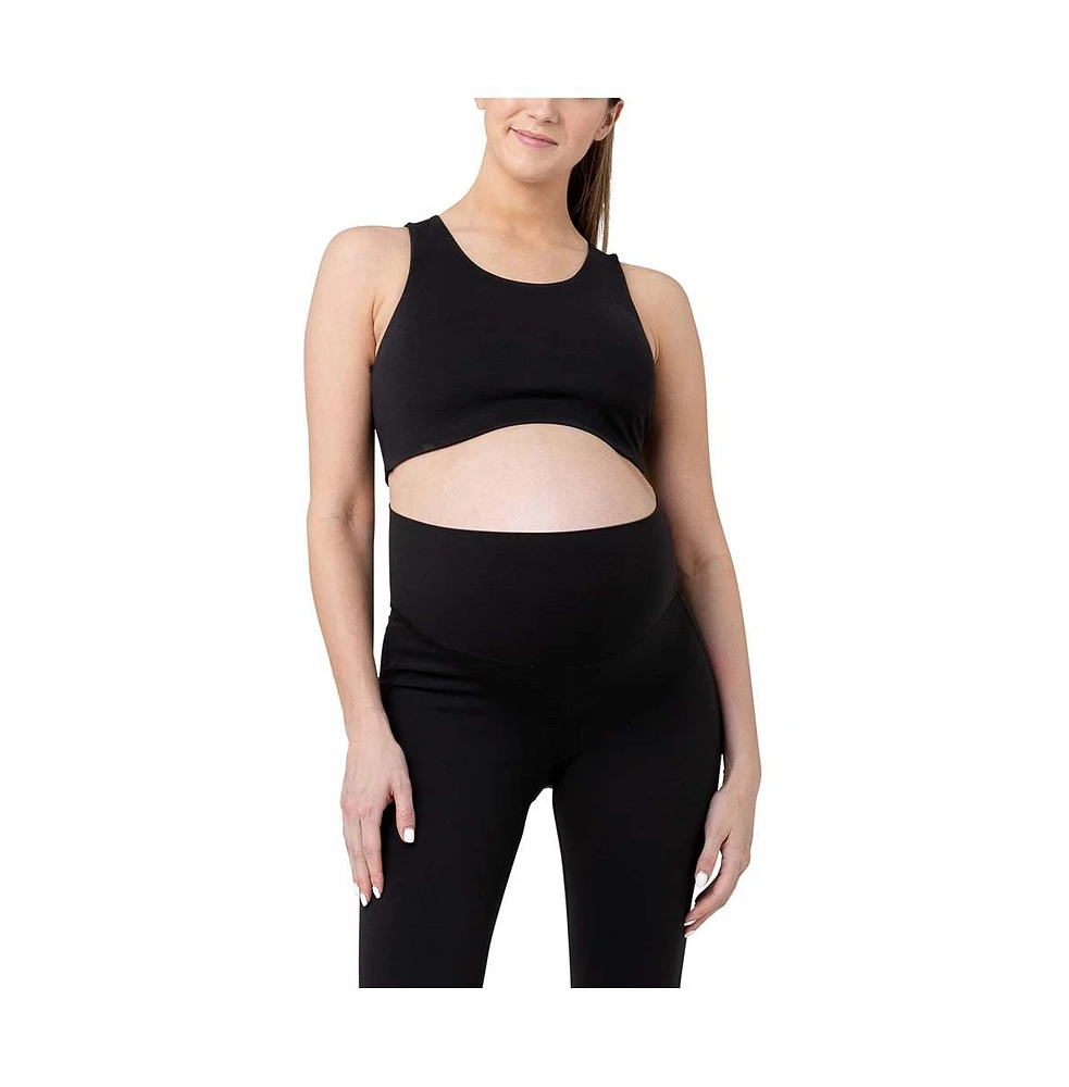 Ripe Maternity Maternity Tempo Active Crop Top Black