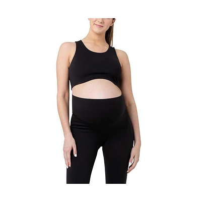 Ripe Maternity Maternity Tempo Active Crop Top Black