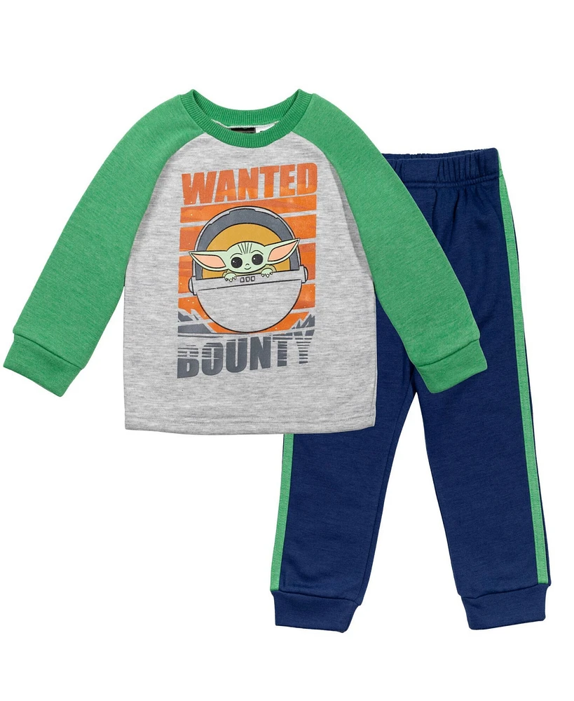 Starwars Toddler Boys Star Wars The Mandalorian Sweatshirt and Pants Set to