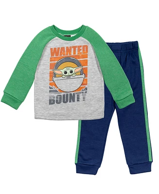 Starwars Toddler Boys Star Wars The Mandalorian Sweatshirt and Pants Set to