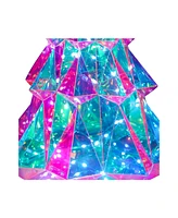 Kurt Adler Pre-Lit Multifunction Led Smart Holographic Christmas Tree, 20 Inches