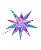 Kurt Adler Light Smart Led Holographic Starburst, 13.25 Inches