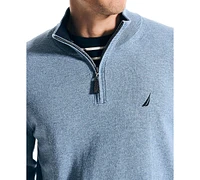 Nautica Men's Navtech Classic-Fit Solid Quarter-Zip Sweater