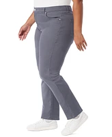 Gloria Vanderbilt Plus Amanda Straight-Leg Denim Jeans