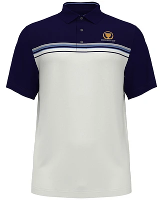 Pga Tour Men's Classic-Fit Colorblocked Stripe Polo Shirt