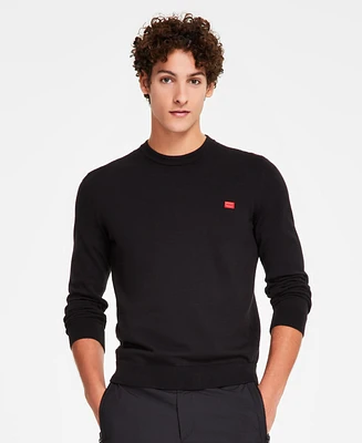 Hugo by Boss Men's San Cassius Logo Sweater, Created for Macy's