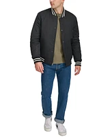 Levi's Men's Lightweight Varsity-Stripe Bomber Jacket