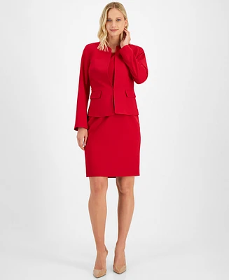 Le Suit Women's Sheath Dress Suit, Regular & Petite