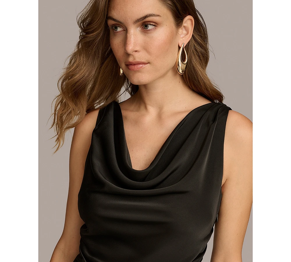 Donna Karan New York Women's Cowlneck Gown