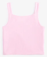 With Jules Big Girls Square-Neck Cropped Tank Top