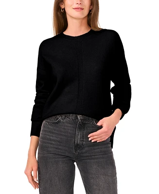 Vince Camuto Women's Ribbed Crewneck Long-Sleeve Sweater