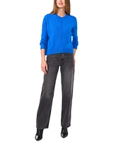 Vince Camuto Women's Ribbed Crewneck Long-Sleeve Sweater