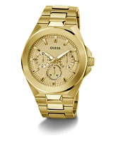 Guess Men's Multi-Function Gold Steel Watch 46mm