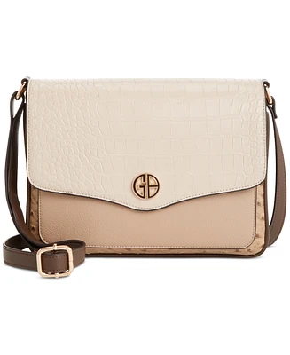 Giani Bernini Women's Croc Colorblock Crossbody Handbag